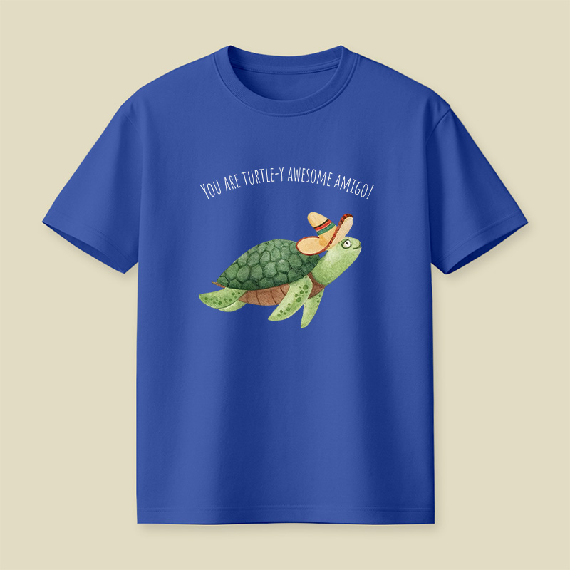 Turtley Awesome Amigo Animal Pun Playful T-Shirt