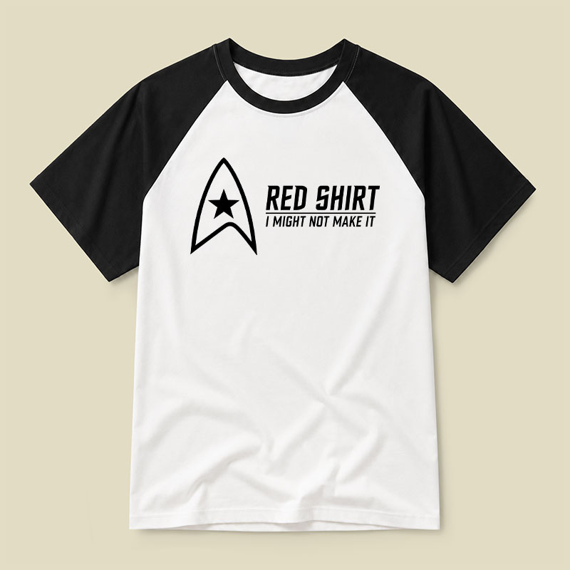 Retro Uniform Funny Quote Raglan T-shirt