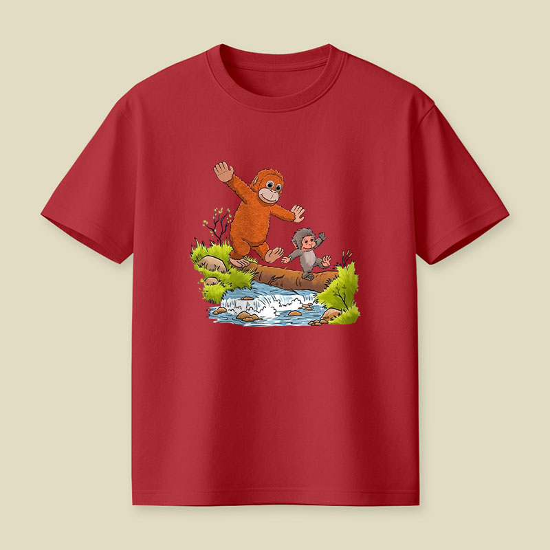 Punch Monkey play Playful T-Shirt