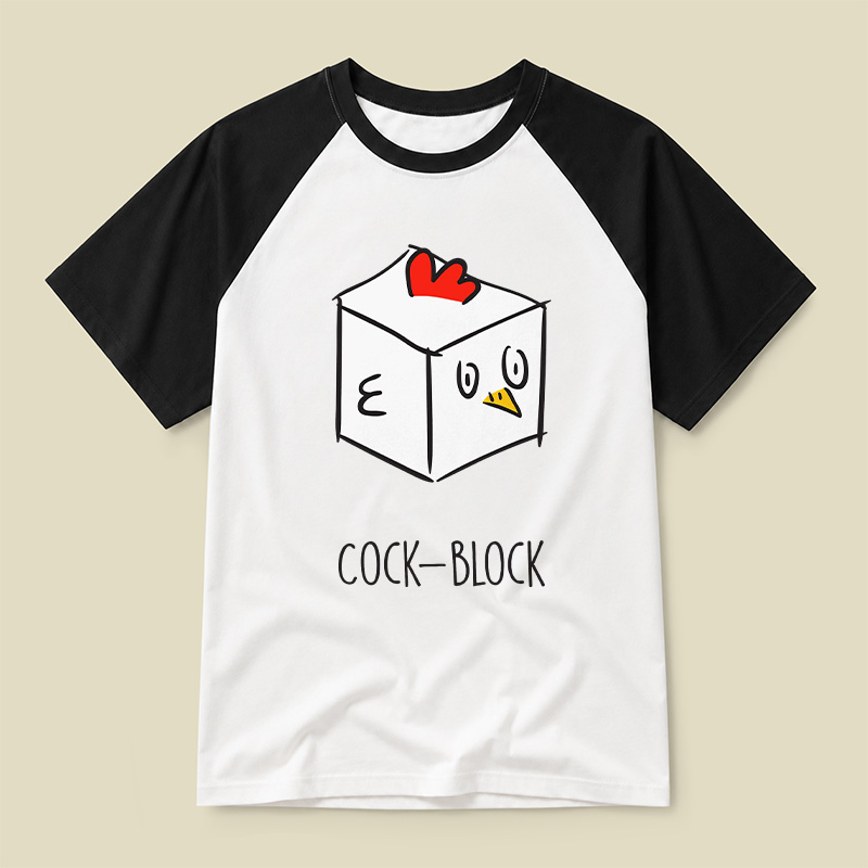 Cock-Block Raglan T-shirt