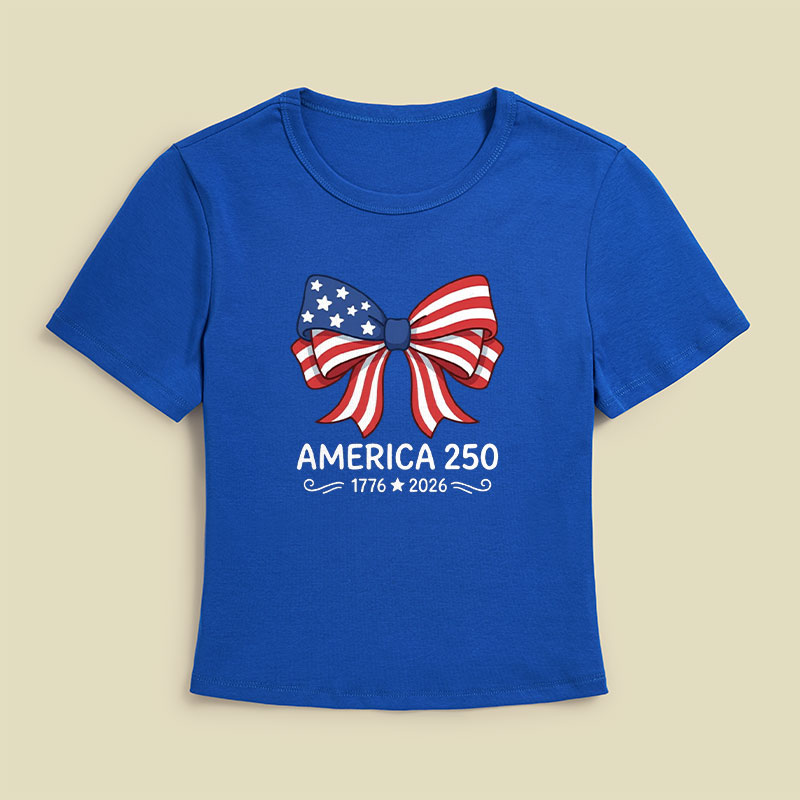 America 250 Patriotic Geek Baby Tee