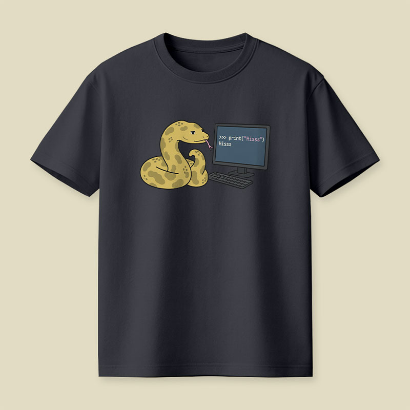 Python Learns Playful T-Shirt