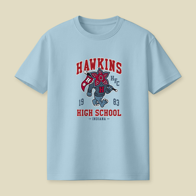 Demogorgon Hawkins High School Mascot Playful T-Shirt