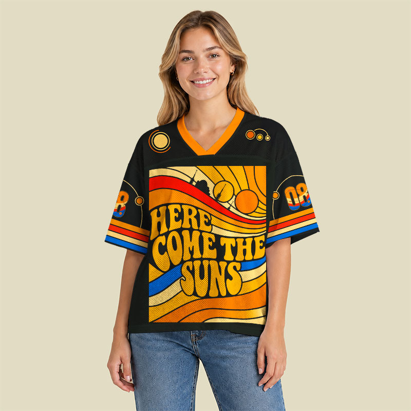 Here Come the Suns Playful Mesh Jersey