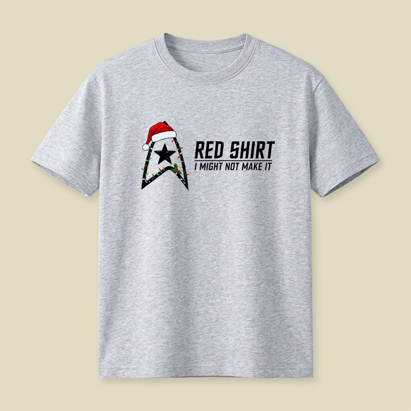 Retro Uniform Funny Quote Christmas Playful T-Shirt