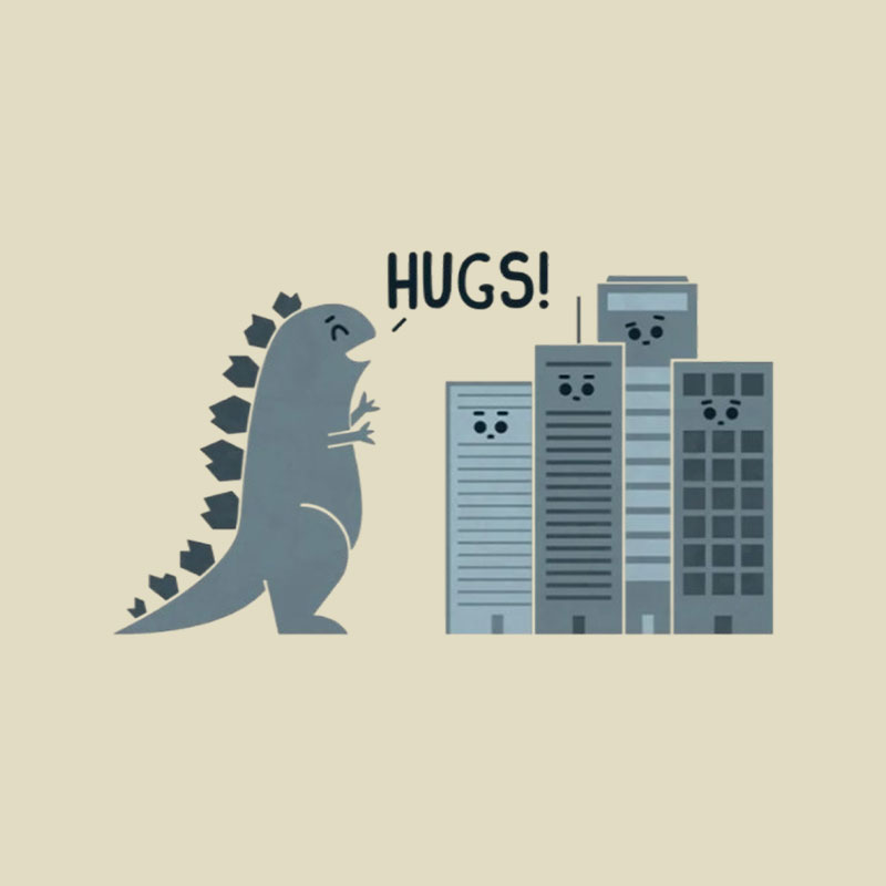 Funny Hugs Playful T-Shirt