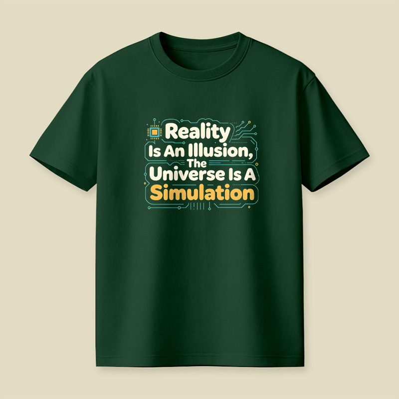 Reality Is An Illusion The Universe Is A Simulation Playful T-Shirt