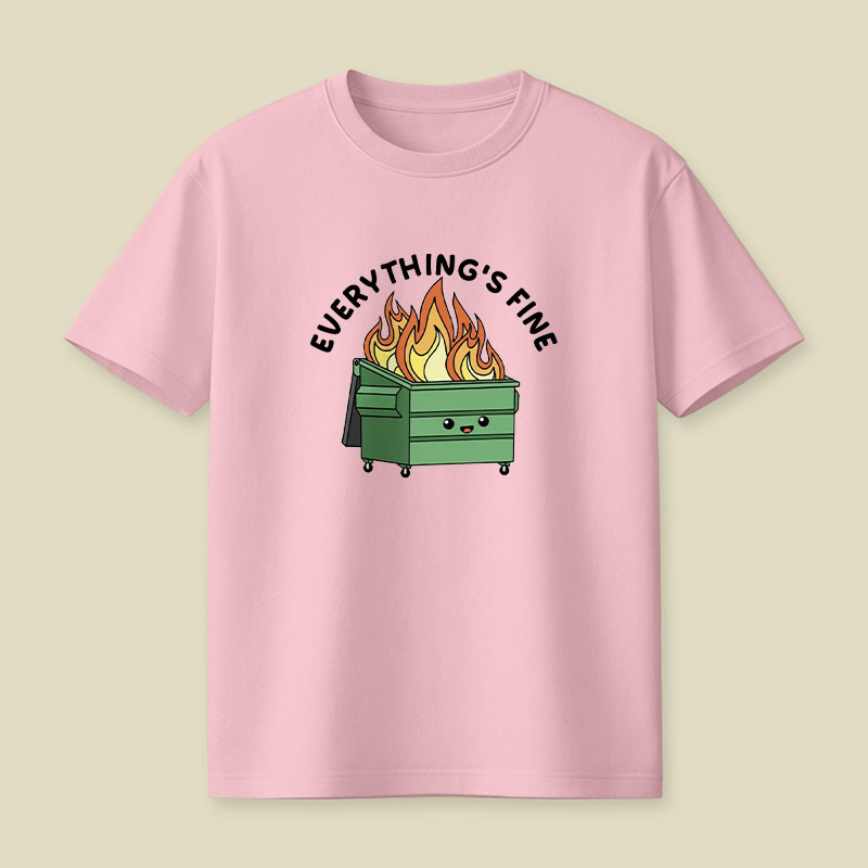 Funny Dumpster Fire Playful T-Shirt
