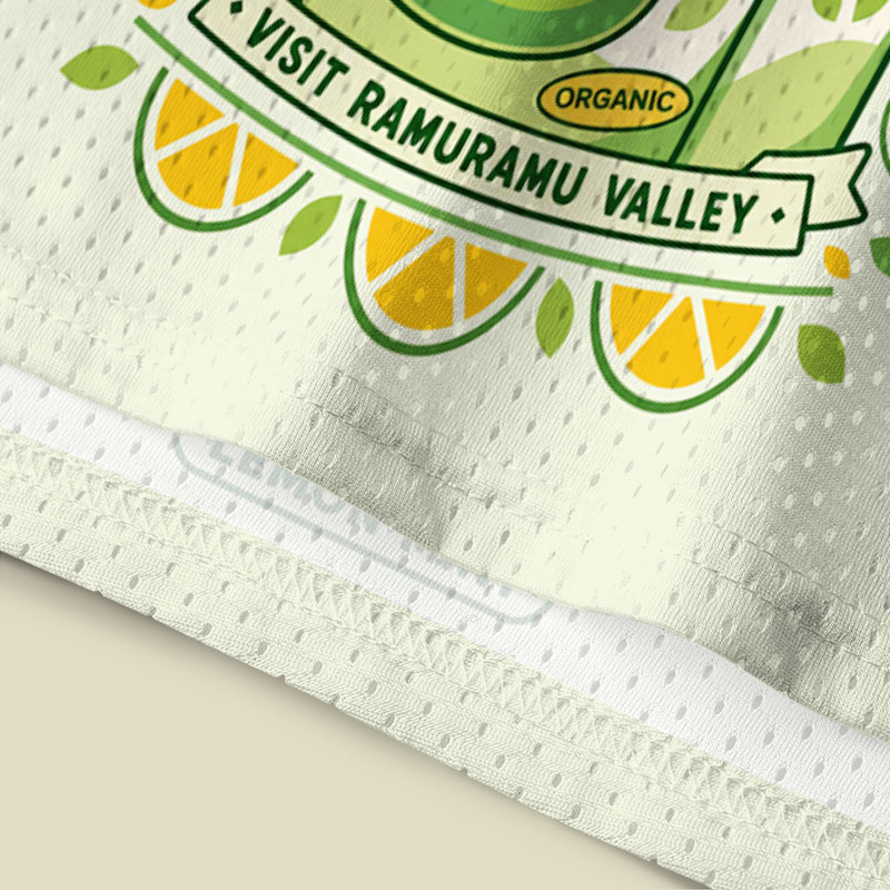 Ramuramu Valley Lemon Juice Mesh Tank Top