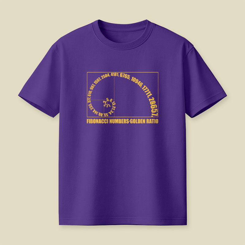 Fibonacci Numbers Golden Ratio Playful T-Shirt