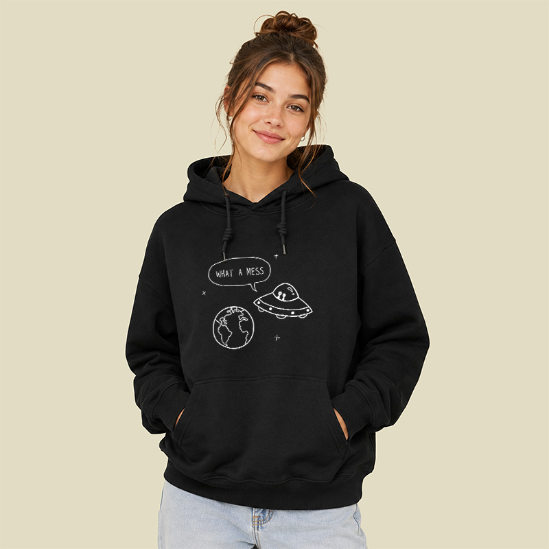 What A Mess Geek Hoodie