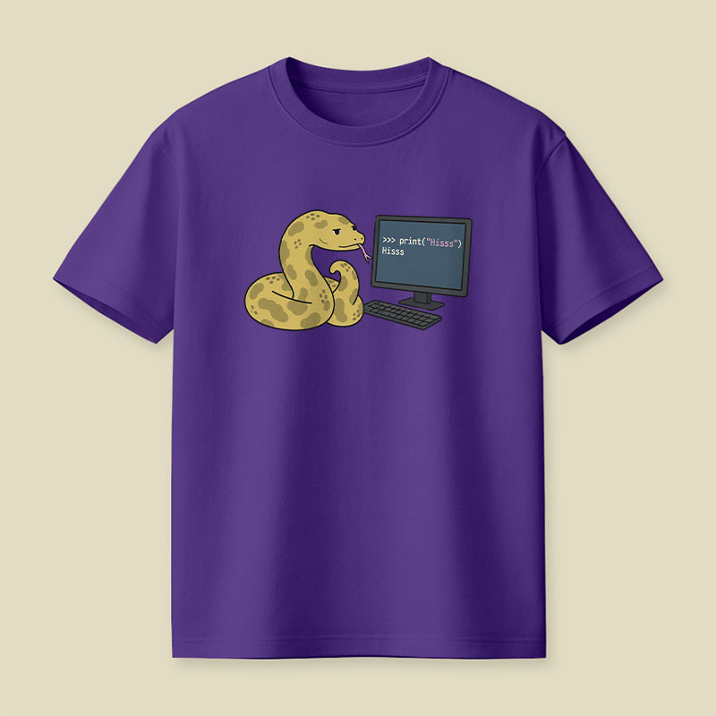 Python Learns Playful T-Shirt
