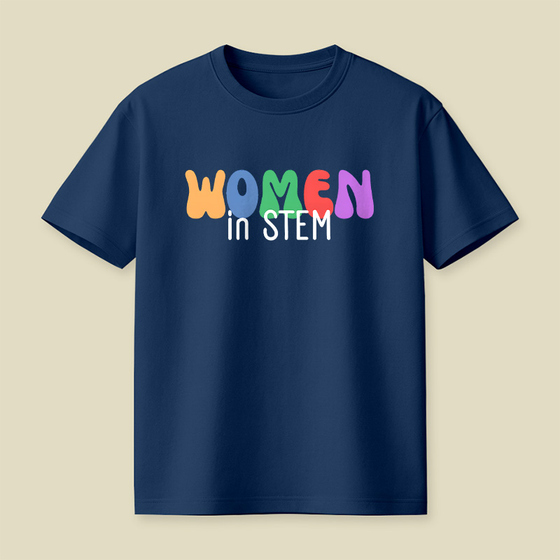Women In STEM Female Scientist Girls In Science Playful T-Shirt