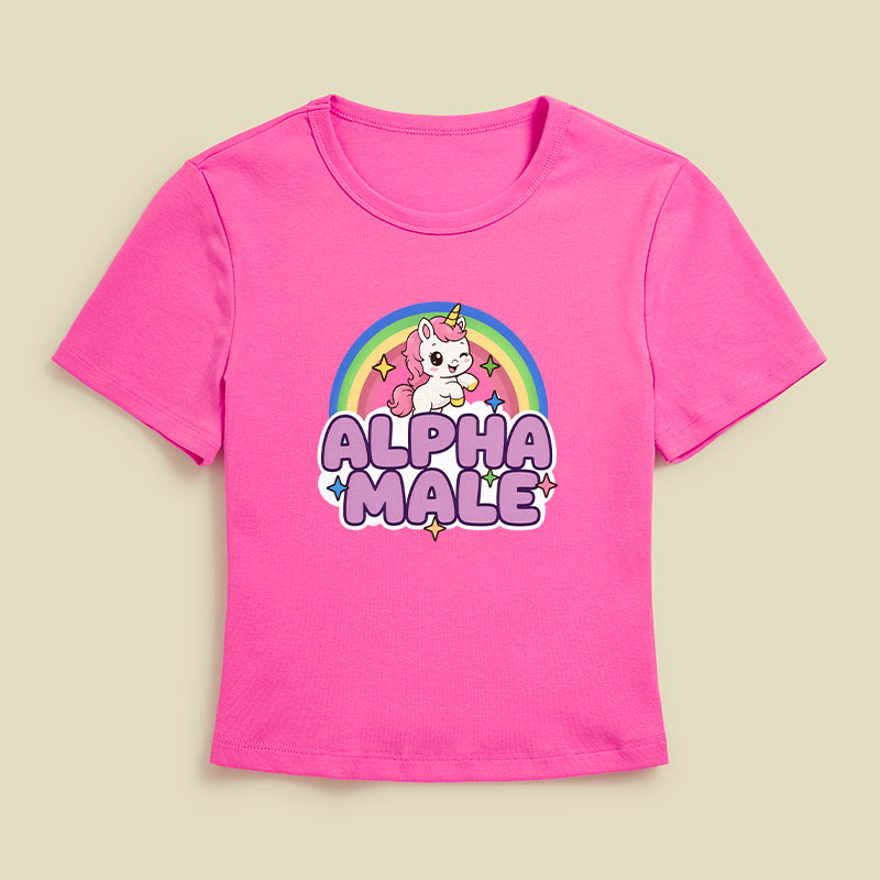 Alpha Male Geek Baby Tee