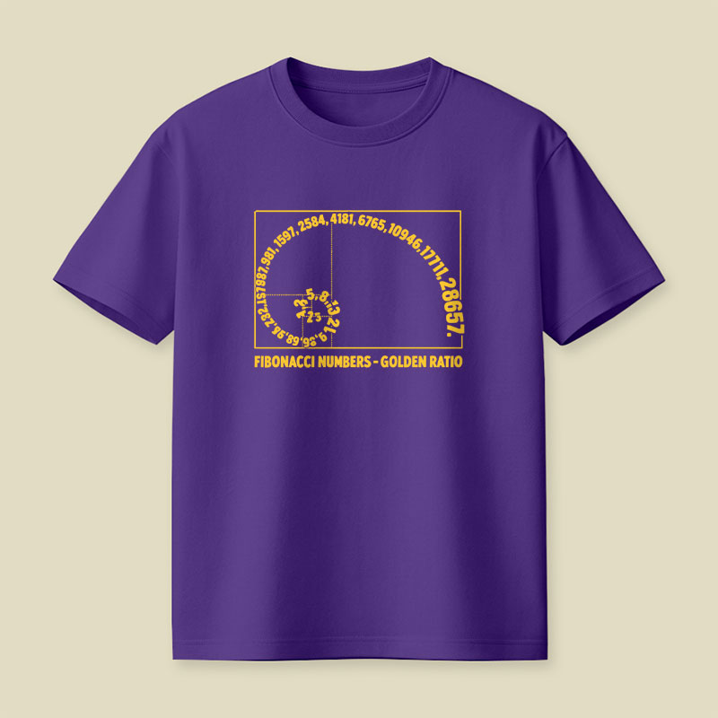 Fibonacci Numbers Golden Ratio Playful T-Shirt