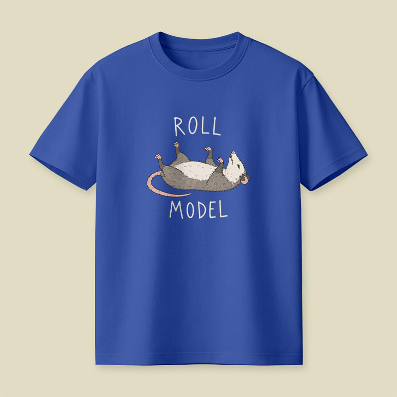 Roll Model Funny Pun Playful T-Shirt