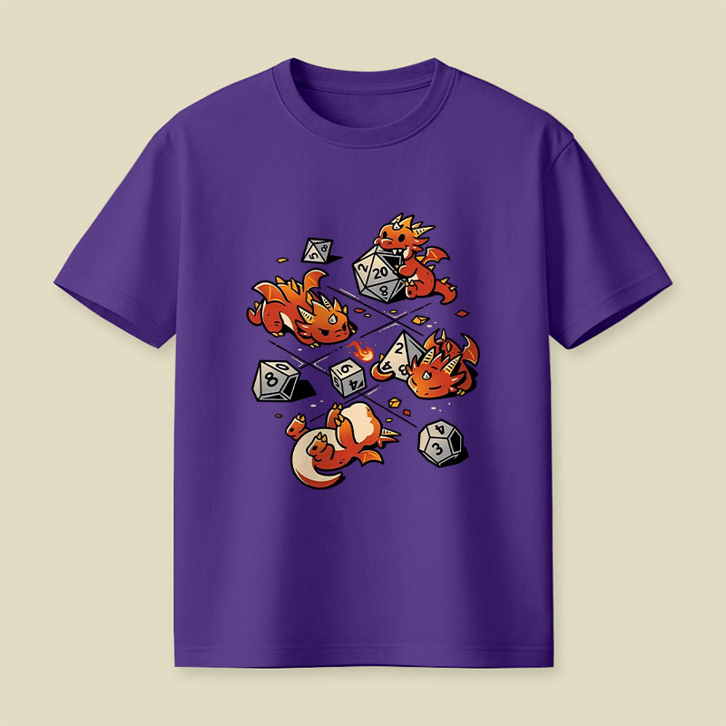 Tiny Dragons Party Playful T-Shirt