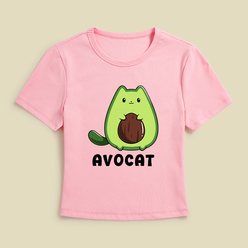 Cute Avocat Geek Baby Tee