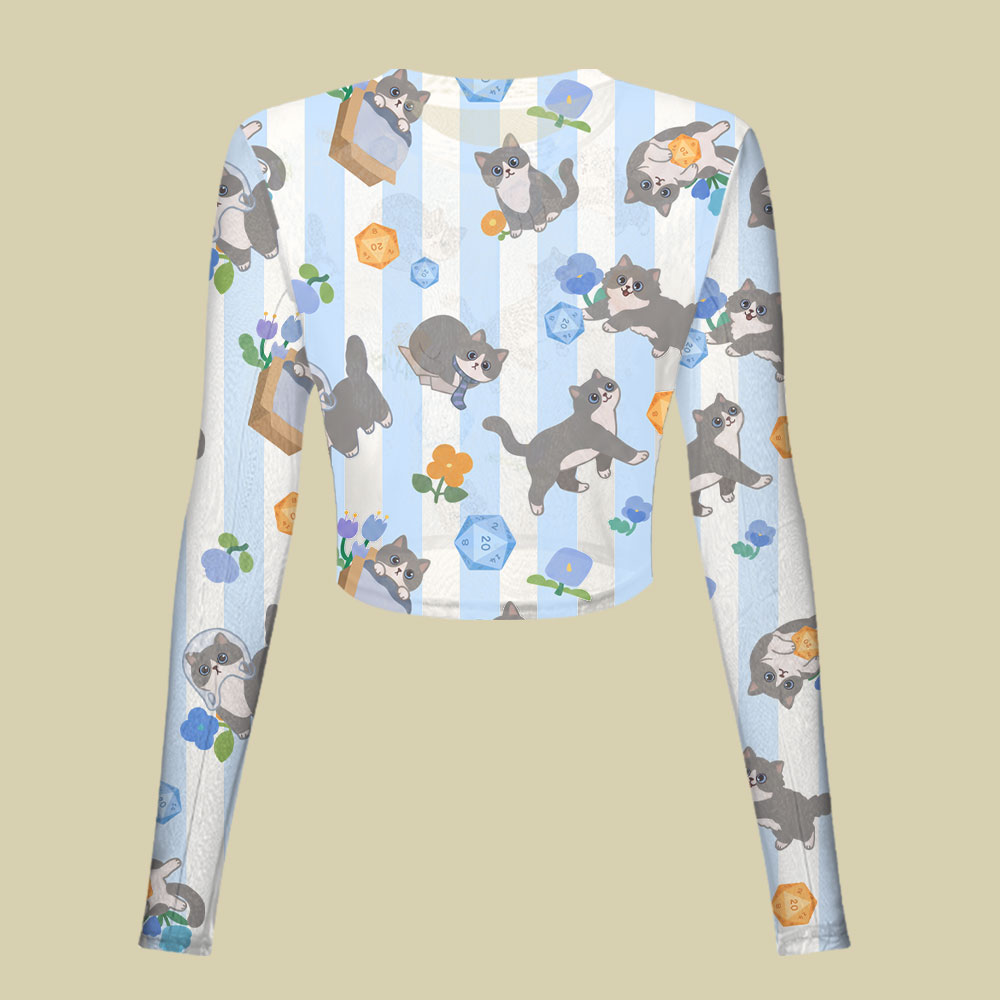 DND Cat Slim Fit Mesh Top