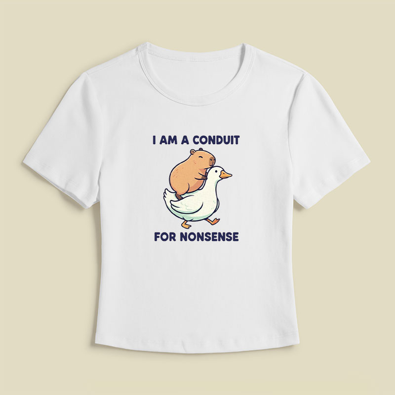 I Am A Conduit For Nonsense Geek Baby Tee