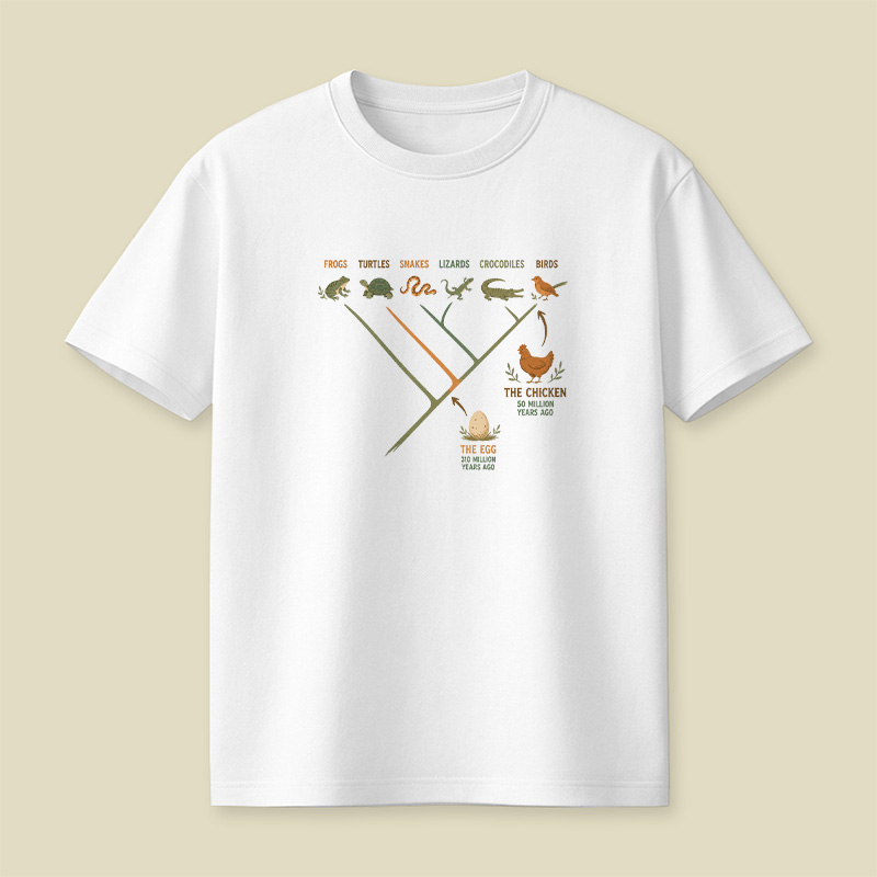 Chicken Or Egg Evolution Playful T-Shirt
