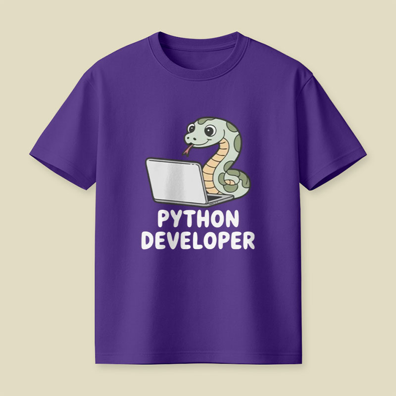 Python Developer Funny Programming Playful T-Shirt