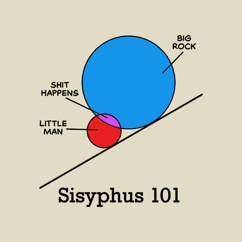 Sisyphus 101 Playful T-Shirt