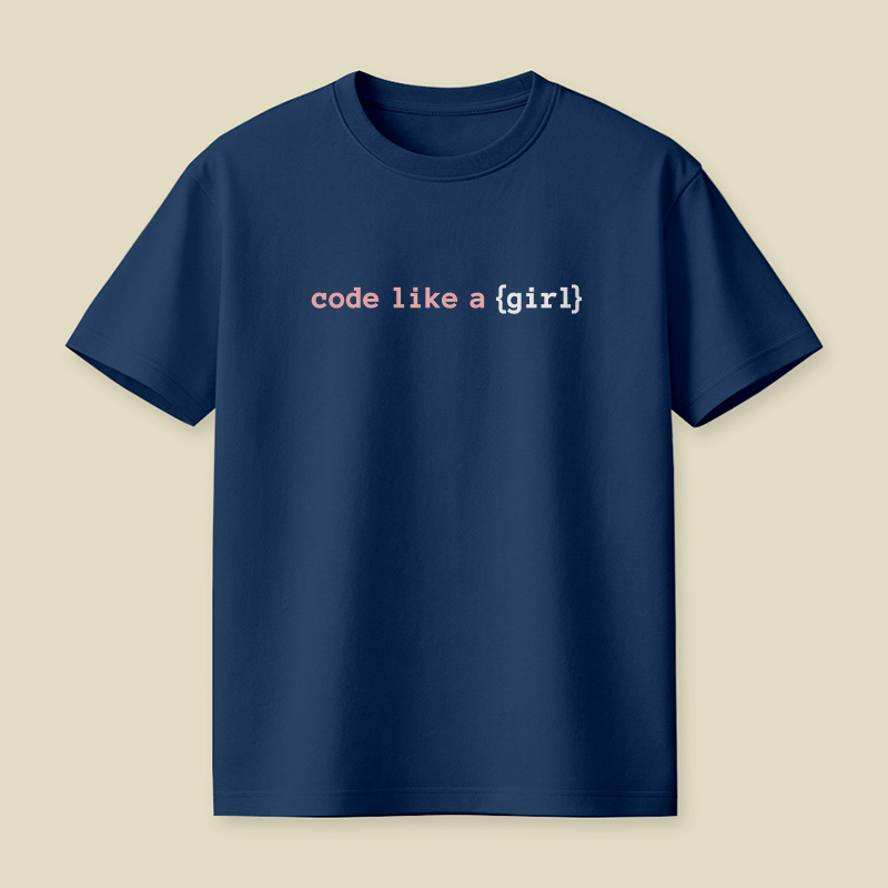 Code Like A Girl Dev Girl Playful T-Shirt