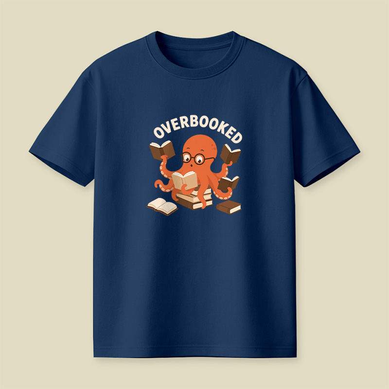 Overbooked Octopus Playful T-Shirt