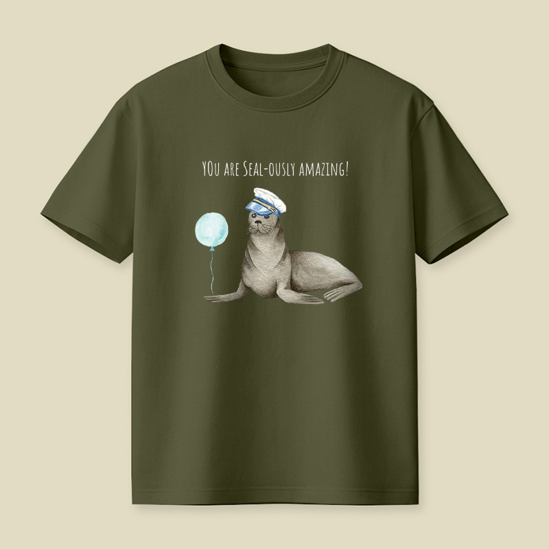 Sealously Amazing Sea Animal Pun Playful T-Shirt