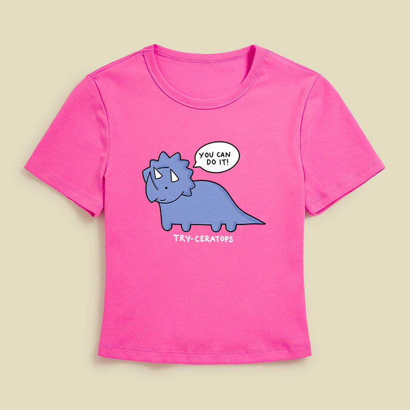 Try-ceratops Geek Baby Tee