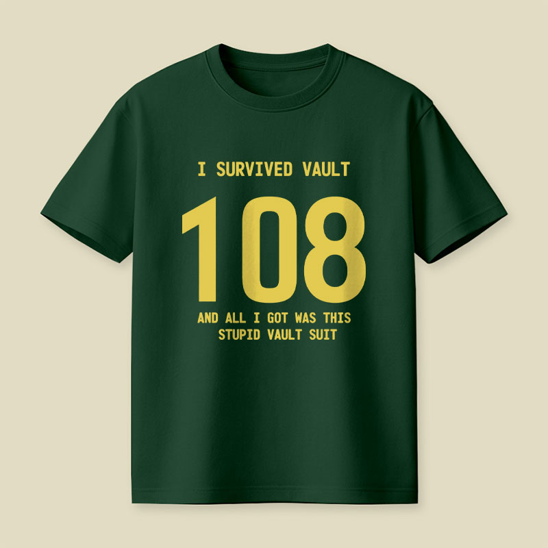I Survived Vault 108 Playful T-Shirt