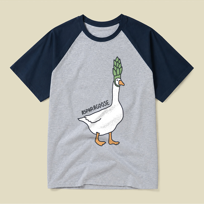 Asparagoose Raglan T-shirt