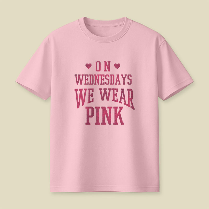 We Wear Pink Heart Playful T-Shirt
