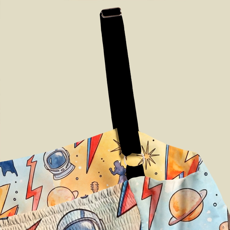 Watercolor Space Rock And Roll Playful Maxi Dress