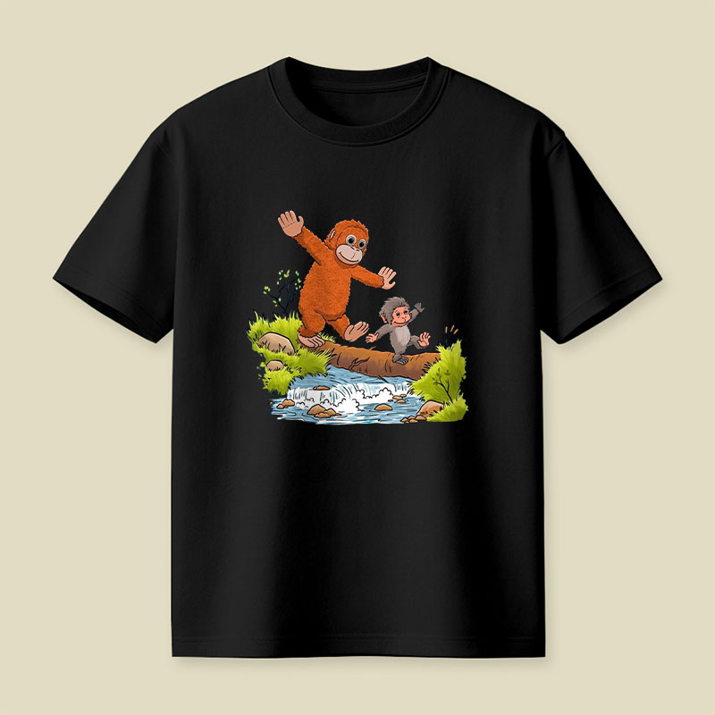 Punch Monkey play Playful T-Shirt
