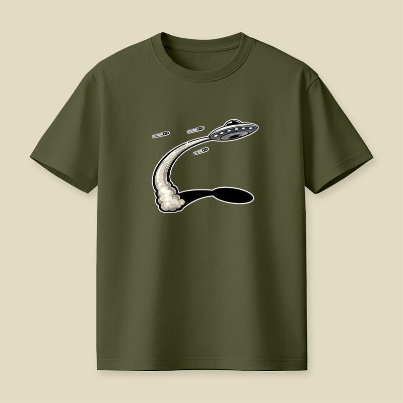 Ufo Space Adventure Playful T-Shirt