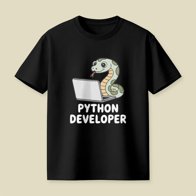 Python Developer Funny Programming Playful T-Shirt