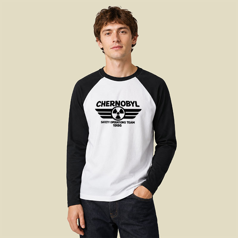Chernobyl 1986 Safety Operations Team Raglan Long-Sleeve Tee