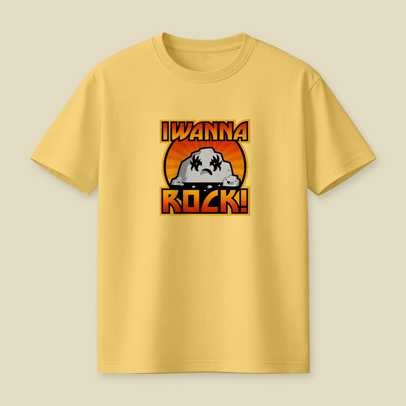 I Wanna Rock Rock Playful T-Shirt