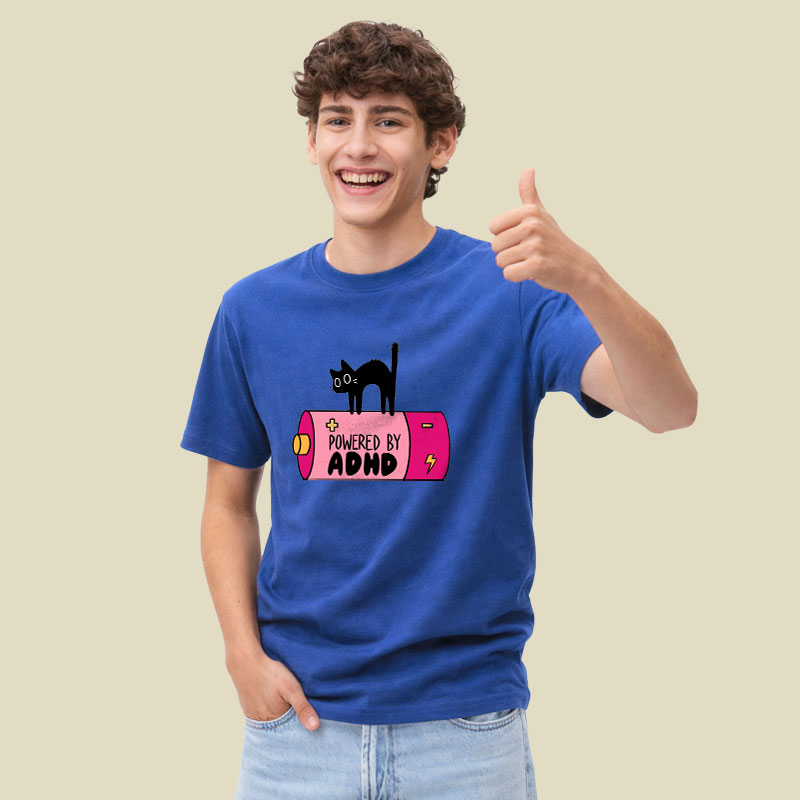 Powered By ADHD Playful T-Shirt