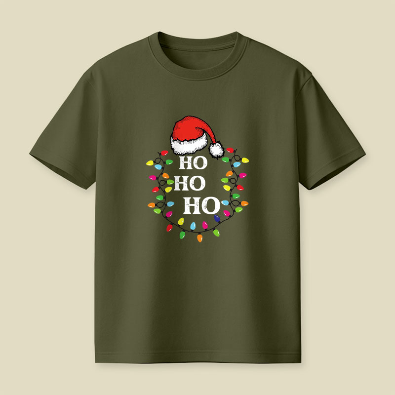 Ho Ho Ho Merry Christmas Playful T-Shirt