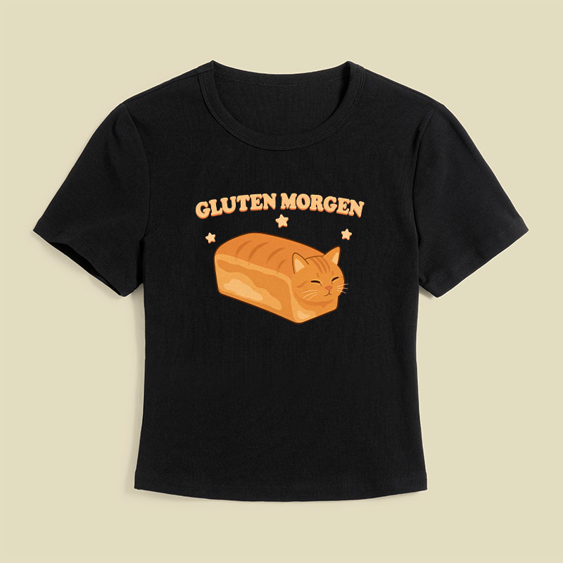 Gluten Cat Geek Baby Tee