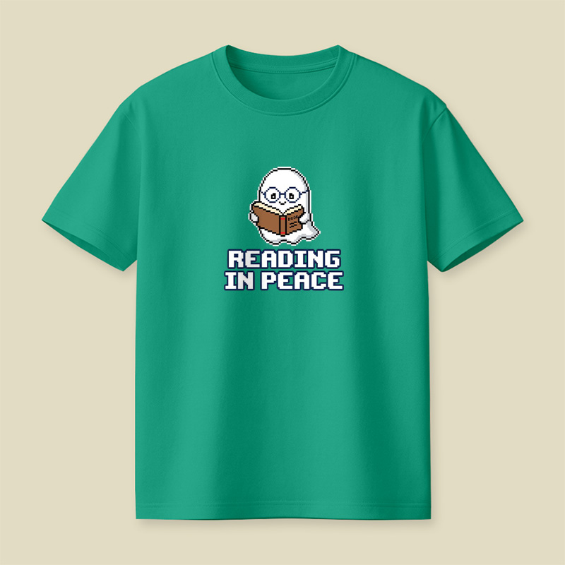 Reading Ghost In Peace Playful T-Shirt