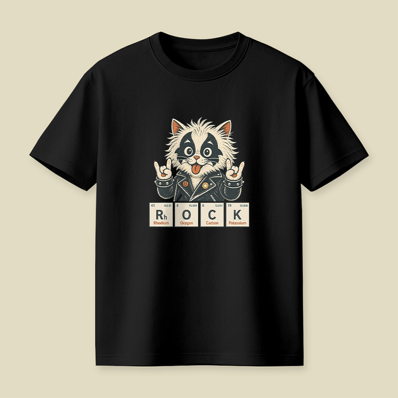 Rock Cat Playful T-Shirt