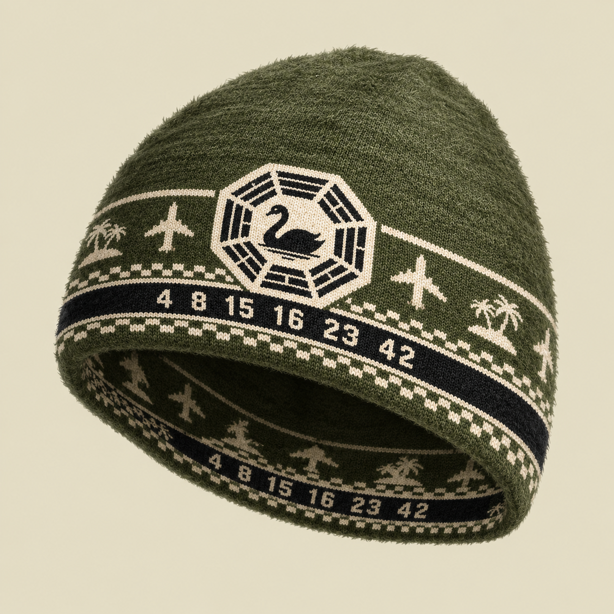 DHARMA Initiative Fuzzy Beanie
