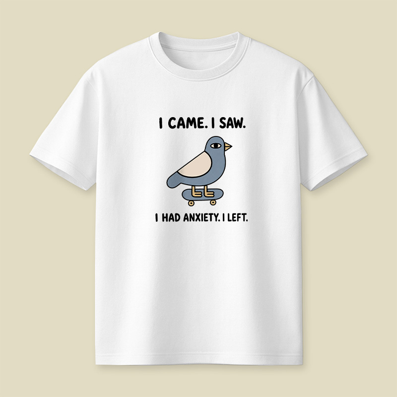 Funny Meme Bird Just Needs A Break Playful T-Shirt