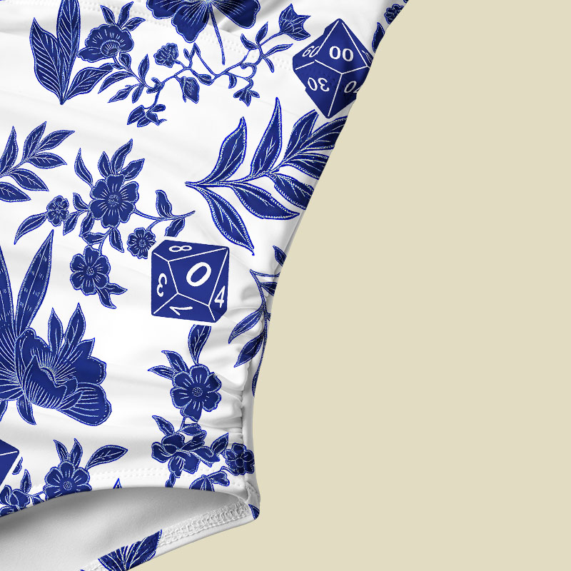 Rolling In Indigo Tummy Control One Piece Swimsuit