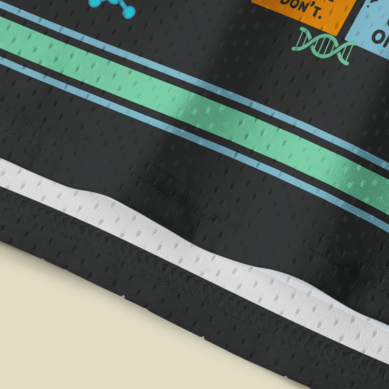 Can I Lick It Periodic Table Blue Mesh Tank Top