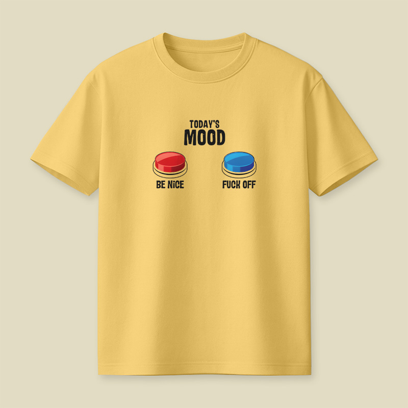Today Mood Be Nice Or Fck Off Playful T-Shirt